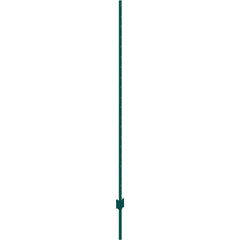 6 Feet Fence Post, 10 Pack U-Channel Heavy Duty Metal Fence Posts, Sturdy Steel Fence Stakes for Garden Yard, Lawn, Farms and Outdoor Wire Fencing, Green