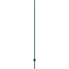 7 Feet Fence Post, 10 Pack U-Channel Heavy Duty Metal Fence Posts, Sturdy Steel Fence Stakes for Garden Yard, Lawn, Farms and Outdoor Wire Fencing, Green
