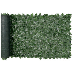 Ivy Privacy Fence, 990 x 2490 mm Artificial Green Wall Screen, Greenery Ivy Fence with Mesh Cloth Backing and Strengthened Joint, Faux Hedges Vine Leaf Decoration for Outdoor Garden, Yard