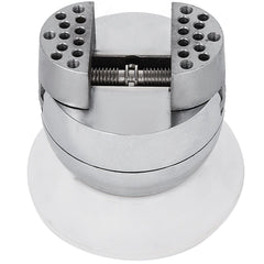 Ball Vise, 3" Engraving Setting Tool, 360° Rotation Engraving Block Vise, 30 PCS Attachment Jewelry Engraving Block Tools Standard Block for Gemstone Inlay and Small-Scale Engraving