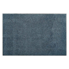 Front Door Mat, 1829 x 1219 mm Commercial Floor Mat for Indoor and Outdoor, Industrial Entrance Carpet with PVC Backing, Heavy Duty Washable Entry Rug for Hallway, Balcony, Garage, Slate Blue