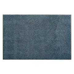 Front Door Mat, 1829 x 1219 mm Commercial Floor Mat for Indoor and Outdoor, Industrial Entrance Carpet with PVC Backing, Heavy Duty Washable Entry Rug for Hallway, Balcony, Garage, Slate Blue