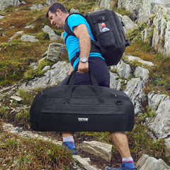 Telescope Case, 770 mm, Telescope Storage Bag with Fixed Buckles, Multi-Pocket and Detachable Divider, Shock-Absorbent Telescope Carrying Case for Optical Tube & Tripod, Counterweight Pocket