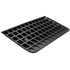 Upgraded Rubber Threshold Ramp, 7.6 cm Rise Door Ramp with 1 Channel, Natural Rubber Car Ramp with Non-Slip Textured Surface, 150 tons Load Capacity Curb Ramp for Wheelchair and Scooter