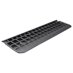 Upgraded Rubber Threshold Ramp, 2.5 cm Rise Wheelchair Ramp Doorway, Natural Curb Ramp Rated 15 tons Load Capacity, Non-Slip Textured Surface Rubber Curb Ramp for Wheelchair and Scooter