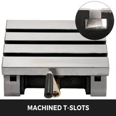 178x125mm Tilting Milling Table Angle Plates Clean Precise Milling Machine