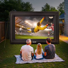 16 ft Inflatable Movie Screen 16:9 600D Movie Projector with Portable Bag