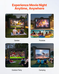 20 ft Inflatable Movie Screen 16:9 600D Movie Projector with Portable Bag