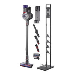 Vacuum Stand, Compatible With Dyson V6 V7 V8 V10 V11 V15, Stable Vacuum Stand Holder with 4 Hooks for Dyson DC30 DC31 DC34 DC35 DC58 DC59 DC62 D74 Cordless Upright Vacuum Cleaners & Accessories