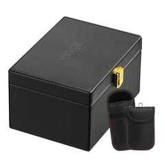 Faraday Box Signal Blocking Holder for 5~8 Car Keys with 2 Key Bags Black