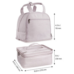 Breast Pump Backpack, Breast Feeding Bag with Ice Pack, Fits for S1/S2, Pumping Accessories & Breastmilk Storage, Portable Pump Carrying Case for Work, Travel and Family Use, Light Pink
