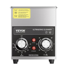 2L Ultrasonic Cleaner with Heater Timer & Basket, Professional Digital Sonic Cavitation Machine, 60W Cleaning Machine for Watch Instruments, Glasses, Coin, Metal Parts, Tool
