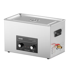 30L Ultrasonic Cleaner with Heater Timer & Basket, Professional Digital Sonic Cavitation Machine, 360W Cleaning Machine for Lab Tools, Metal Parts, Carburetor, Brass, Auto Parts, Engine Parts