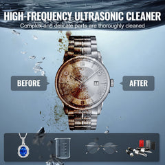30L Ultrasonic Cleaner with Heater Timer & Basket, Professional Digital Sonic Cavitation Machine, 360W Cleaning Machine for Lab Tools, Metal Parts, Carburetor, Brass, Auto Parts, Engine Parts