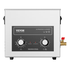 6L Ultrasonic Cleaner with Heater Timer & Basket, Professional Digital Sonic Cavitation Machine, 180W Cleaning Machine for Watch Instruments, Glasses, Coin, Metal Parts, Tool