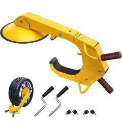 Wheel Lock Clamp, 2-Pack Trailer Wheel Lock, Heavy-Duty Anti Theft Tire Lock, Adjustable Tire Boot Lock Tire Claw, Trailer Wheel Locks for RV Trailers, Cars, Trucks, SUVs