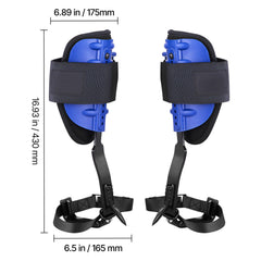 Tree Climbing Spikes Set, Height-Adjustable Tree Climbing Gear with Straps & Harness, 159 kg Load Capacity, Heavy Duty Steel Climb Spurs Arborist Equipment for Fruit Picking Hunting