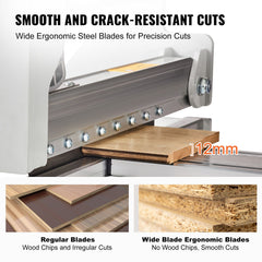 Floor Cutter 330mm, Cuts Vinyl Plank, Laminate, Engineered Hardwood, Siding, 12mm Cutting Depth Effortless And Easy Cutting, Vinyl Plank Cutter for LVP, WPC, SPC, LVT, VCT, PVC, and More