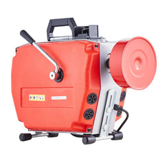 Drain Cleaner Machine 120FT x 7/8" 420W Sewer Snake Auger Manual Feed