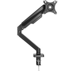 Single Monitor Mount, Supports 13"-32", 330-813 mm Screen, Fully Adjustable Gas Spring Monitor Arm, Hold up to 9.1 kg, Computer Monitor Stand Holder with C-Clamp/Grommet Mounting Base, VESA Mount Bracket