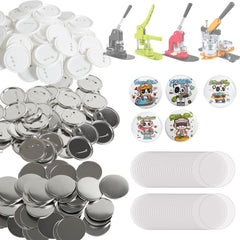 3" 75mm Button Badge Parts Supplies for Button Maker Machine 200 Sets