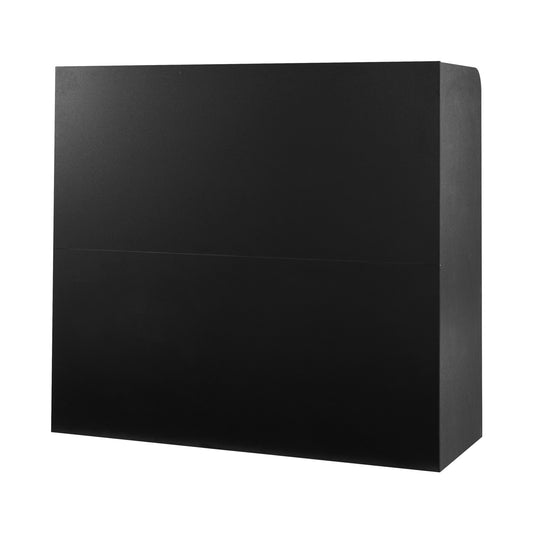 Reception Desk, 1200 x 480 x 1100 mm Rectangular Front Counter Table, Office Reception Counter with Lockable Drawer and Storage Cabinet, for Checkout, Lobby, Beauty Salon and Office, Black