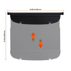 Retractable Cargo Cover for Mazda, Upgraded Waterproof Trunk Cover Security Shield Shade for Mazda CX-5 2017-2025 5-Seater, UV Resistant Rear Trunk Cover, Aluminum Alloy & PVC Leather Texture