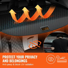 Retractable Cargo Cover for GMC Terrain + Chevrolet Equinox 2018-2024