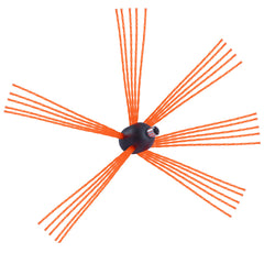 12 m Chimney Sweep Kit, w/ 12 Reinforced Nylon Flexible Rods, Ergonomic Chimney Cleaning Brush, 360-Degree Brush Chimney Cleaner, Rich Accessories for Fireplace Flue Home Use Fits most Pipes