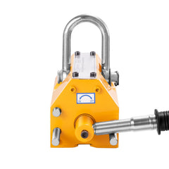 Magnetic Lifter, 600 kg Pulling Capacity, 2.5 Safety Factor, Neodymium & Steel, Lifting Magnet with Release, Permanent Lift Magnets, Heavy Duty Magnet for Hoist, Shop Crane, Block, Board