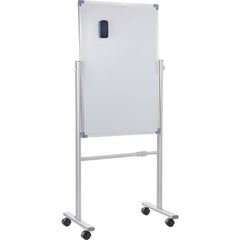 Mobile Dry Erase Board Magnetic Whiteboard w/ Stand 60 x 90cm Double Sided
