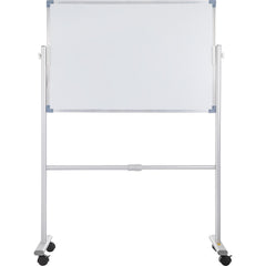Mobile Dry Erase Board Magnetic Whiteboard w/ Stand 60 x 90cm Double Sided