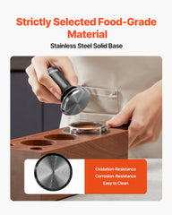 51mm/53mm/58mm Espresso Tamper Stainless Steel Coffee Tamper with Spring