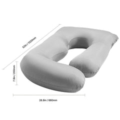 Pregnancy Pillow, G-Shaped Maternity Pillow, Full-Body Support Pillow with Removable & Washable Cover, Soft and Breathable Pregnancy Body Pillows for Back, Belly, Hips, Legs Relief
