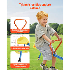 Kids Seesaw, 49.9 kg Load Capacity per Seat, Sit and Spin Teeter Totter with 4-prong Support Legs, Kids Outdoor Playground Equipment, Swiveling 360 Degrees Rotating for Children Aged 3+, 4 Seats