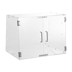 Pastry Display Case, 3-Tier Commercial Countertop Bakery Display Case, Acrylic Display Box with Rear Door Access & Removable Shelves, Keep Fresh for Donut Bagels Cake Cookie