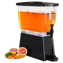 Beverage Dispenser, 3 Gallon Drink Dispenser for Parties, Plastic Juice Dispenser with Stand Spigot Lid, Iced Tea Lemonade Juice Water Dispenser, for Restaurants, Hotels, Parties