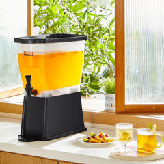 Beverage Dispenser, 3 Gallon Drink Dispenser for Parties, Plastic Juice Dispenser with Stand Spigot Lid, Iced Tea Lemonade Juice Water Dispenser, for Restaurants, Hotels, Parties