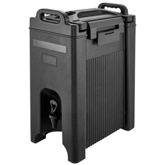 Insulated Beverage Dispenser, 5 Gal/19L Hot and Cold Beverage Server with Spigot & Handle, Food-Grade Thermal Drink Dispenser Cooler for Tea Coffee Water in Cafes & Restaurants, 2 Pack, Black