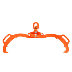 32in Log Lifting Tongs, 2-Claw Log Tongs, Heavy Duty Steel Log Grapple, 1543LBS Lifting Capacity, Swivel Log Graper Timber, Eagle Claw Design, Log Skidding Tongs for Trucks, Tractors, Forklifts