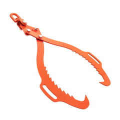 32in Log Lifting Tongs, 2-Claw Log Tongs, Heavy Duty Steel Log Grapple, 1543LBS Lifting Capacity, Swivel Log Graper Timber, Eagle Claw Design, Log Skidding Tongs for Trucks, Tractors, Forklifts