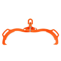 32in Log Lifting Tongs, 2-Claw Log Tongs, Heavy Duty Steel Log Grapple, 1543LBS Lifting Capacity, Swivel Log Graper Timber, Eagle Claw Design, Log Skidding Tongs for Trucks, Tractors, Forklifts