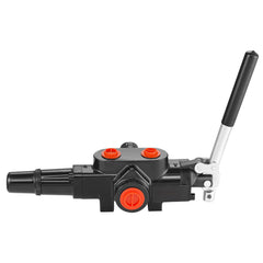 Hydraulic Log Splitter Valve 1 Spool, 25 GPM Hydraulic Directional Control Valve, 3626PSI Hydraulic Loader Valve, Hydraulic Joystick Control Valve for Small Tractors, Loaders, Log Splitter