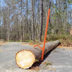 Cant Hook Tool, 59 in, Heavy Duty Steel Log Roller, Log Lifter Timber Jack for Max 32" Dia Logs, Forestry Logging Tools, Dual Function Log Handler for Rolling and Clamping Logs