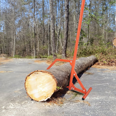 Timberjack, 46.5 in, Heavy Duty Steel Log Roller, Log Lifter with Adjustable Cant Hook, Logging Tools Log Jack for Logs Ups to 25" Dia, Timber Jack for Rolling Cutting and Lifting Logs