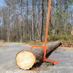 Timberjack, 48 in, Heavy Duty Log Lifter with Metal Handle, Log Roller with Adjustable Cant Hook, Logging Tools Log Jack for Logs Ups to 15" Dia, Timber Jack for Rolling Cutting Lifting Logs