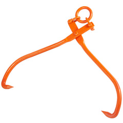 Log Skidding Tongs, 81.3cm 2 Claw Log Lifting Tongs, Heavy Duty Steel Lumber Skidding Tongs, 700 kg Loading Capacity, Log Lifting, Handling, Dragging & Carrying Tool