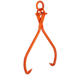 Log Skidding Tongs, 81.3cm 2 Claw Log Lifting Tongs, Heavy Duty Steel Lumber Skidding Tongs, 700 kg Loading Capacity, Log Lifting, Handling, Dragging & Carrying Tool