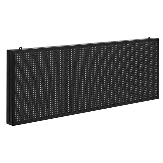 Programmable LED Sign, P10 Full Color Flexible Digital Scrolling Panel, DIY Custom Text Pattern GIF Display Board, Bluetooth APP Control Message Shop Sign for Store Business Advertising, 40x14 in