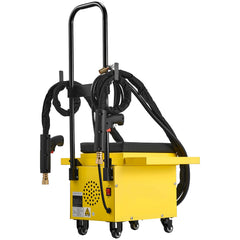 4.5KW Professional Stud Welder Dent Repair Kit with 2 Welding Guns & 6 Modes, All in One Dent Repair Workstation with Extended Handle, Padded Seat and Accessory Tray